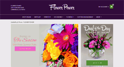 Desktop Screenshot of flowerpowerca.com